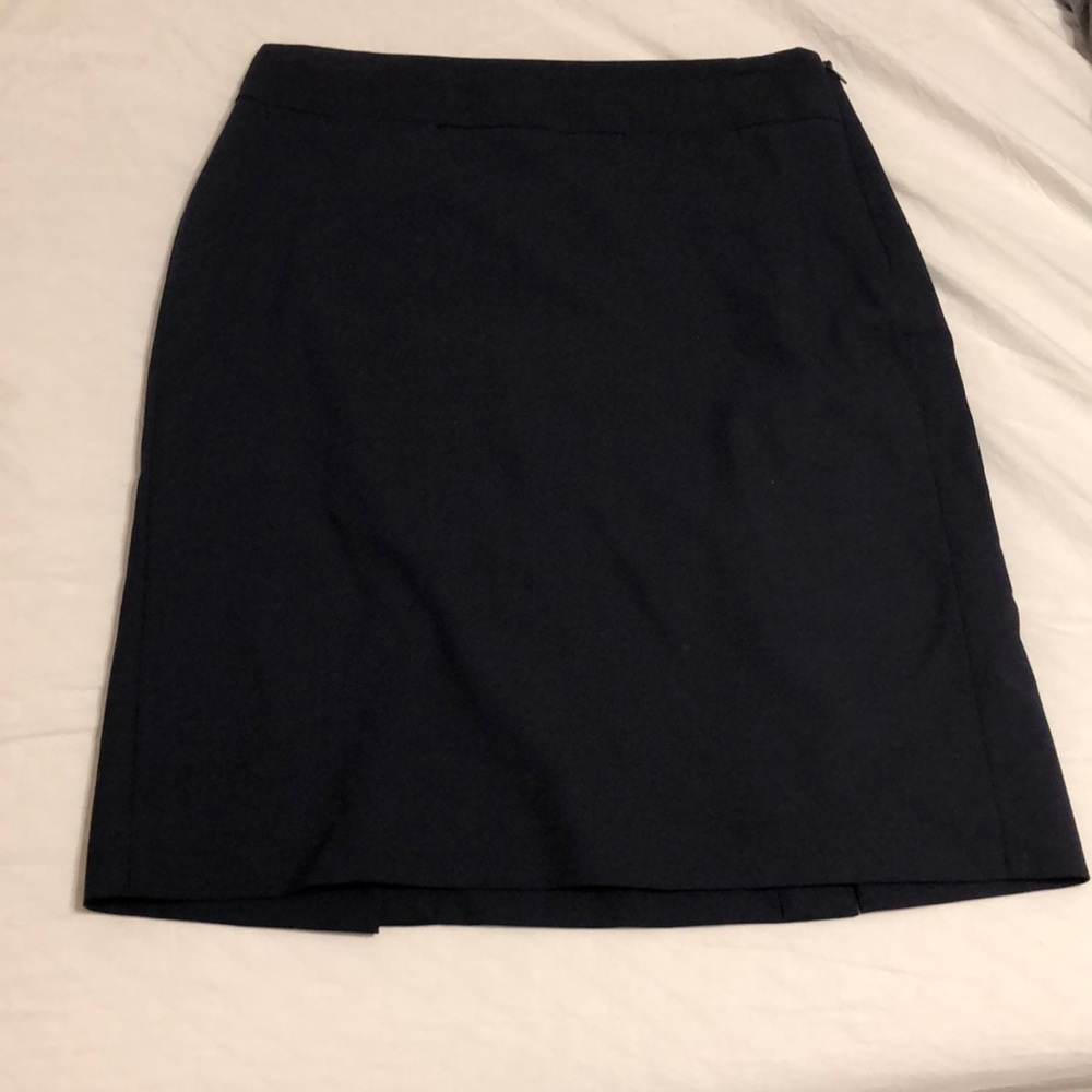 Navy Business Skirt